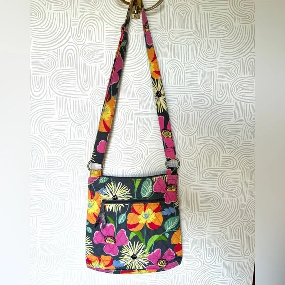 Vera Bradley Hipster Crossbody Jazzy Blooms - Picture 7 of 15